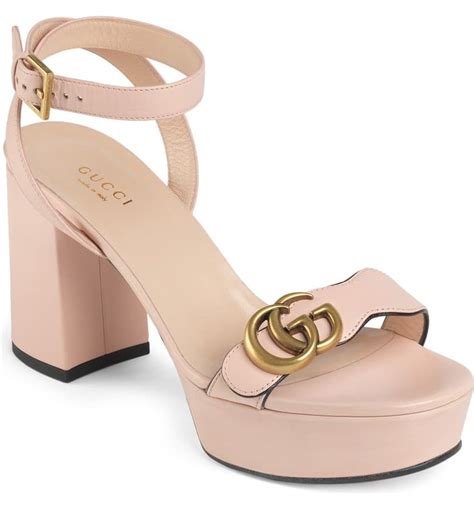 gg t-strap sandal gucci|gucci platform sandals.